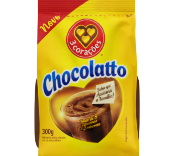 Achocolatado Po Achocolatto 3 Coracoes Sc 300g