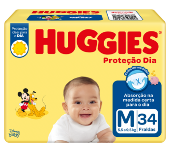Fralda Descartavel Huggies m 34un