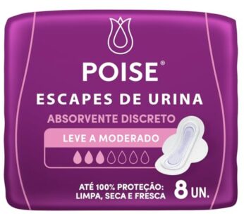 Absorvente Discreto Poise C/8un