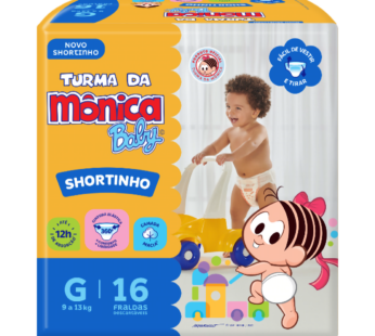 Fralda Descartavel Turma Monica g C/16un