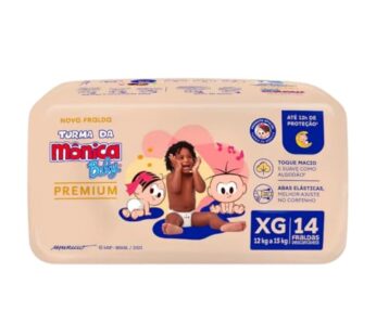 Fralda Descartavel Turma Monica Xg C/14un