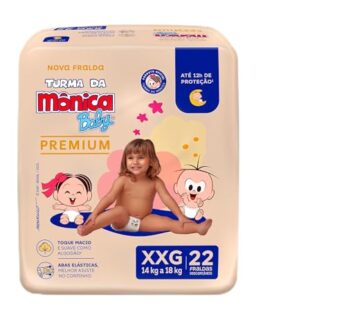 Fralda Descartavel Turma Monica Xxg C/22un