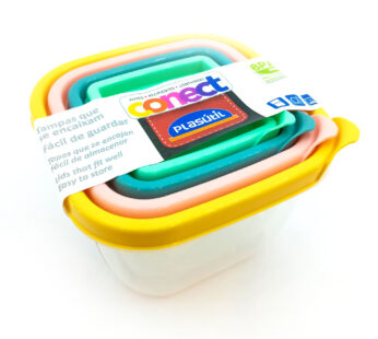 Kit 4 Potes Conect Plasutil