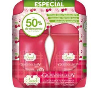 Kit Desodorante Rollon Giovanna Baby 50ml C/2