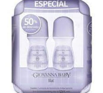 Kit Desodorante Rollon Giovanna Baby 50ml C/2