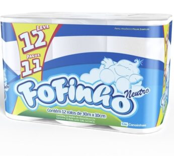 Papel Higienico Fofinho 30m Lv12 Pg11