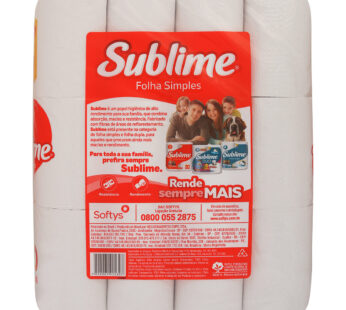 Papel Higienico Sublime 30m Lv12 Pg11