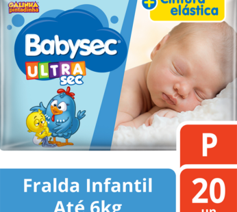 Fralda Descartavel Babysec p 20un