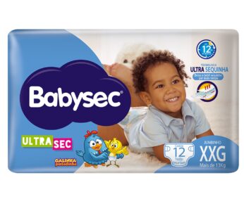 Fralda Descartavel Babysec X,Xg 12un
