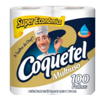 Papel Toalha Coquetel C/2