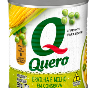 Dueto Ervilha e Milho Quero Lt 170g