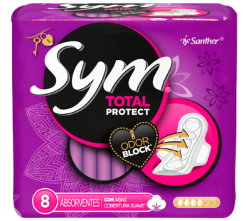 Absorvente C/Abas Sym 8un