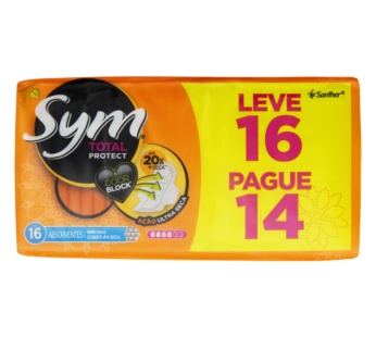 Absorvente Sym Total Protect Seca Lv16/Pg14un