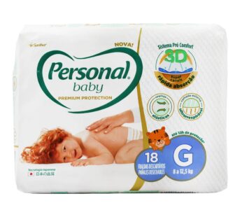 Fralda Descartaveis Personal g 18un