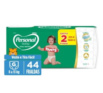 Fralda Descartaveis Personal g Lv44 Pg 42un