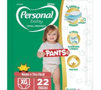 Fralda Descartaveis Personal Baby Xg 22un