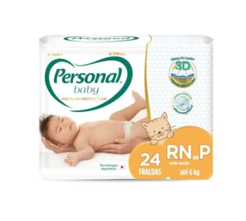 Fralda Descartaveis Personal Rn p 24un