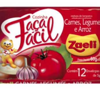 Tempero Faca Facil Zaeli Sc 36g