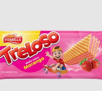 Biscoito Wafer Treloso 80g