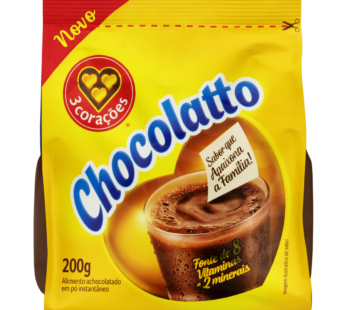 Achocolatado Po Achocolatto 3 Coracoes Sc 200g