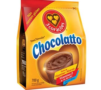 Achocolatado Po Achocolatto 3 Coracoes Sc 700g