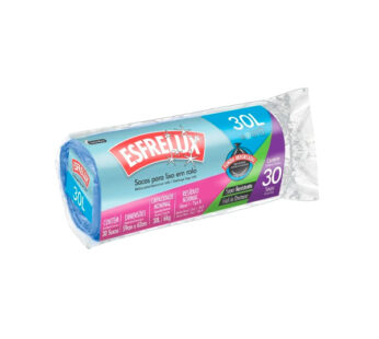 Saco Lixo Rolo Esfrelux 30 Lt C/30