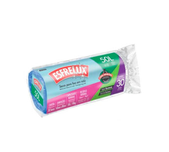 Saco Lixo Rolo Esfrelux 50 Lt C/30