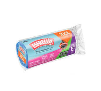 Saco Lixo Rolo Esfrelux 100 Lt C/15