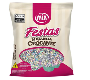 Confeito Micangas 8 Cores Mix 500g