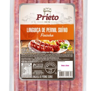 Linguica Pernil Suino Prieto 500g