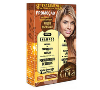 Kit Sham+ Cond Gota Dourada 340ml