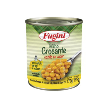 Milho Verde Conserva Fugini Lt 170g