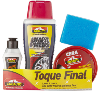 Kit Limpeza De Carro 3×1 Autom Toque Final