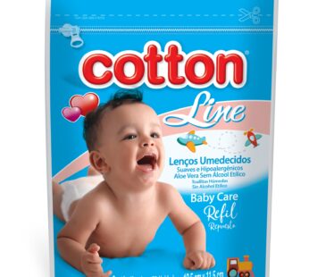 Lencos Umedecido Cotton Line Refil 70 Un