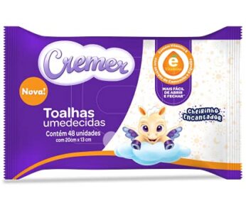 Toalha Umedec Cremer C/48