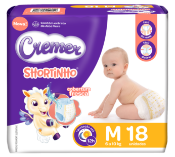 Fralda Descartavel Cremer m 18un