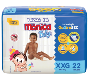 Fralda Descartavel Turma Monica Xxg C/22un