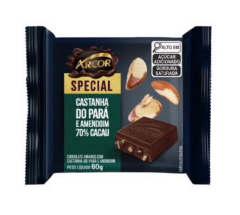 Barra Chocolate Special Arcor 60g