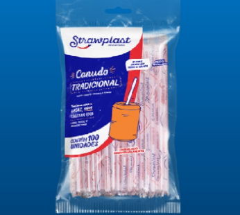 Canudo Strawplast Embalado  5mm C/100und