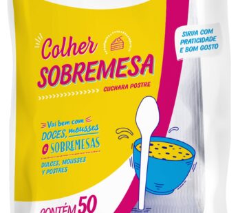 Colher Descartaveis Strawplast C/50un