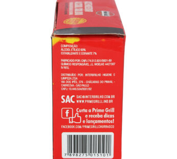 Estojo Acendedor Alcool C/8 Prime Grill