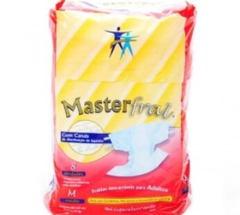 Fralda Descartavel Mastersoft m 8un