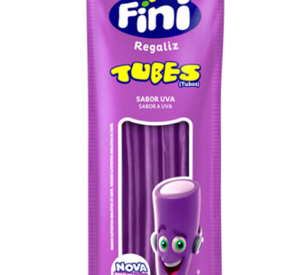 Bala Gelatina Fini Tubes Regaliz 15g