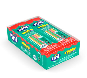 Bala Gelatina Tubes Fini 180g Cx C/12