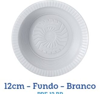 Prato Descartaveis Cristalcopo 12cm 10un