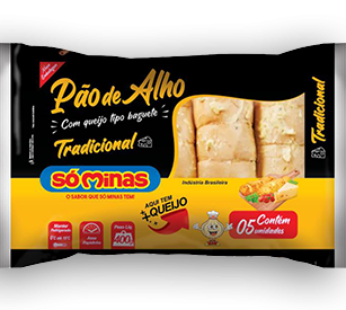 Pao De Alho Tipo Baguete Sominas 400g