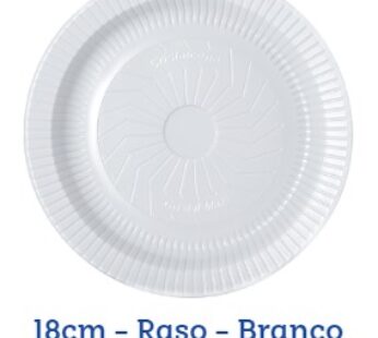 Prato Descartaveis Cristalcopo 18cm 10un
