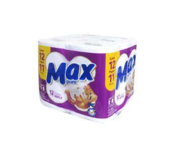 Papel Higienico Max Pure Lv12 Pg11