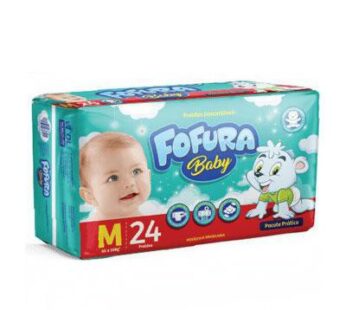 Fralda Descartavel Fofura Baby m 24un
