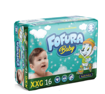 Fralda Descartavel Fofura Baby Xxg 16un